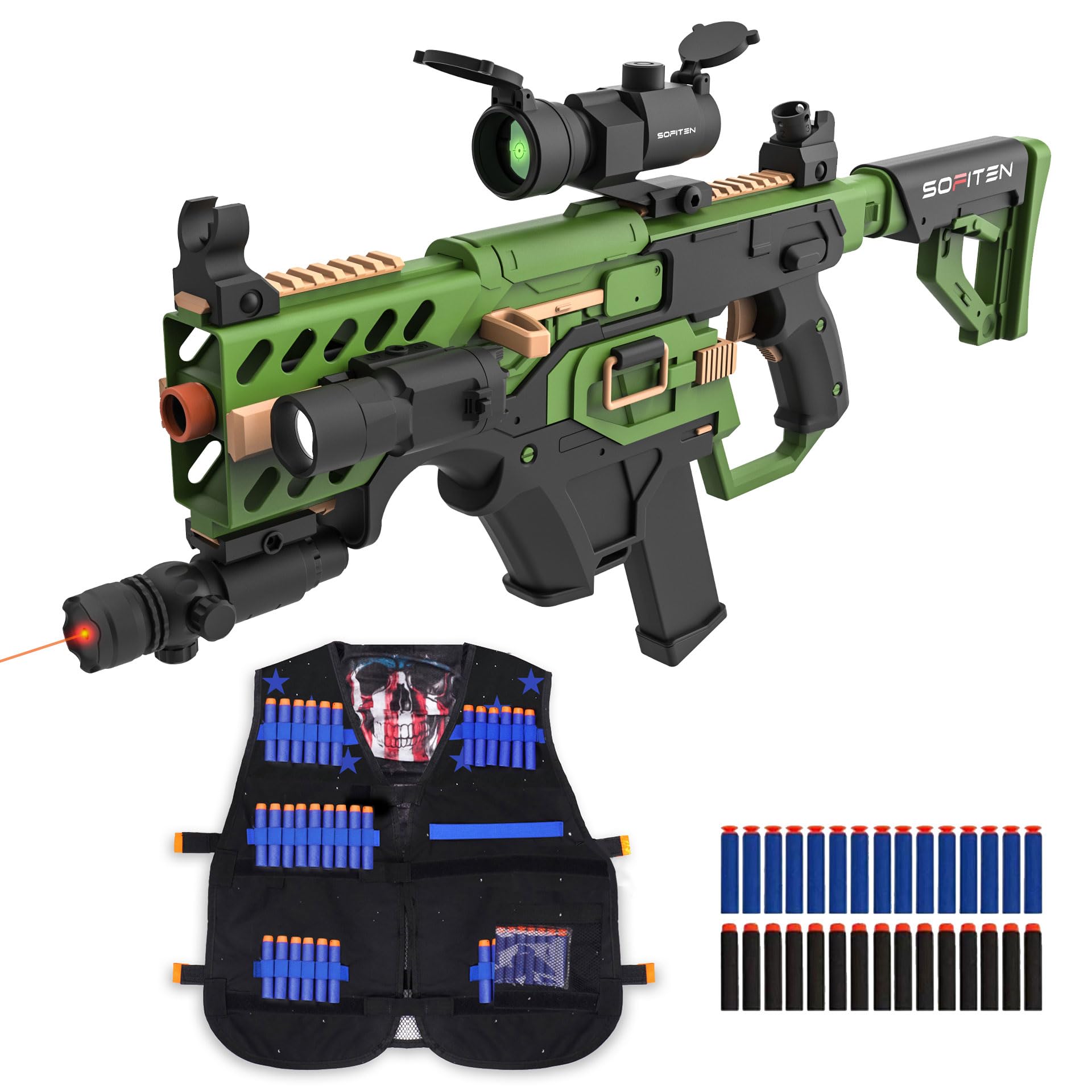 Amazon.com: SOFITEN Automatic Toy Gun Sniper Rifle for Kids
